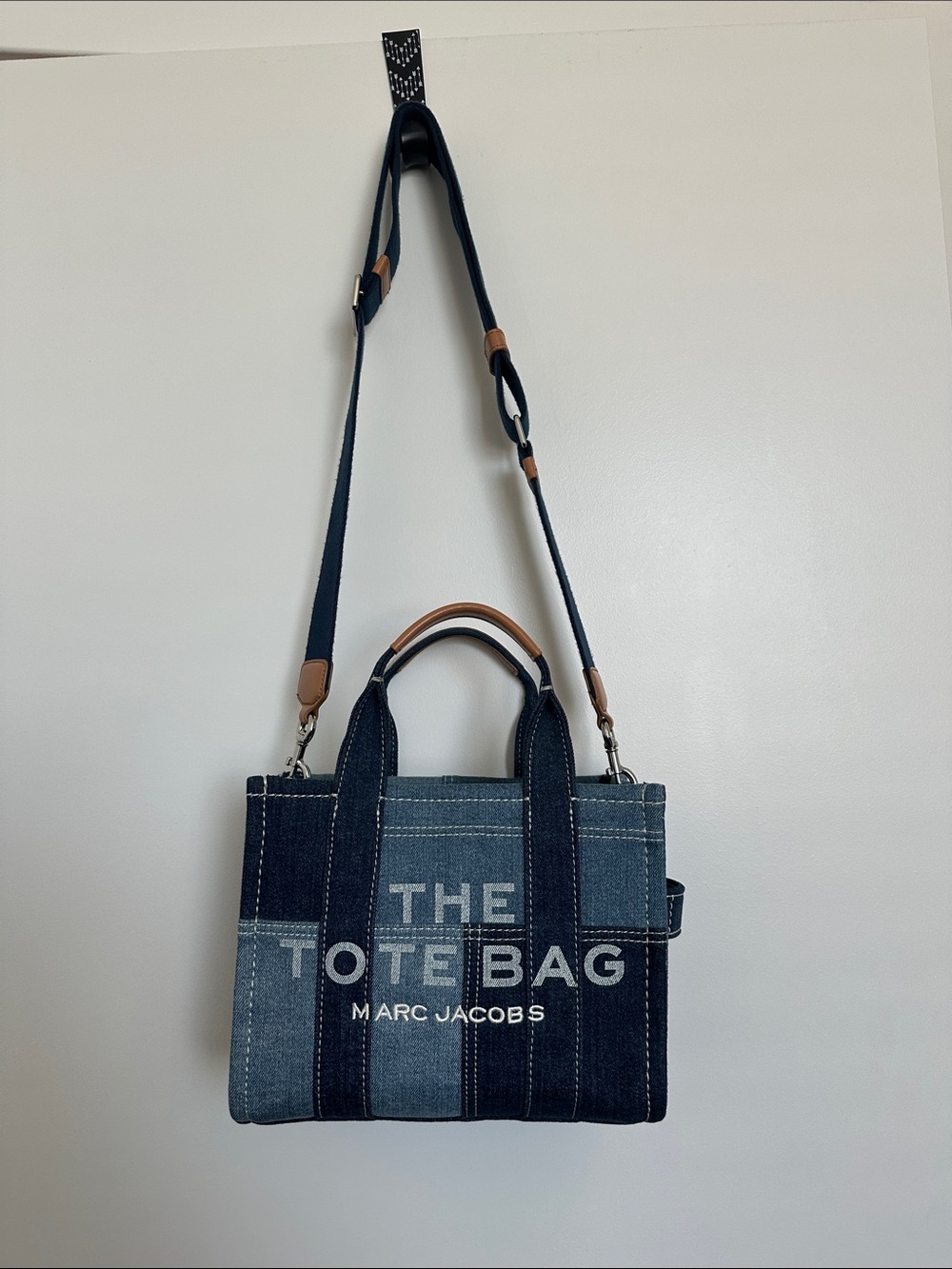 MARC JACOBS THE DENIM SMALL TOTE BAG